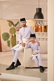 Baju Melayu Kids Teluk Belanga Deluxe Smart Fit - Light Lavender