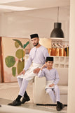 Baju Melayu Teluk Belanga Deluxe Smart Fit - Light Lavender