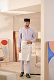 Baju Melayu Teluk Belanga Deluxe Smart Fit - Light Lavender