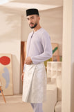 Baju Melayu Teluk Belanga Deluxe Smart Fit - Light Lavender