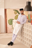 Baju Melayu Teluk Belanga Deluxe Smart Fit - Light Lavender