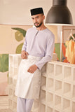 Baju Melayu Teluk Belanga Deluxe Smart Fit - Light Lavender