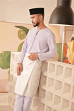 Baju Melayu Teluk Belanga Deluxe Smart Fit - Light Lavender