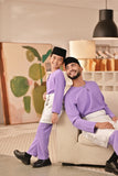 Baju Melayu Teluk Belanga Deluxe Smart Fit - Violet Tulip