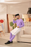 Baju Melayu Teluk Belanga Deluxe Smart Fit - Violet Tulip