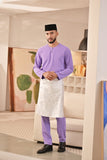 Baju Melayu Teluk Belanga Deluxe Smart Fit - Violet Tulip