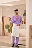 Baju Melayu Teluk Belanga Deluxe Smart Fit - Violet Tulip