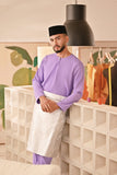 Baju Melayu Teluk Belanga Deluxe Smart Fit - Violet Tulip