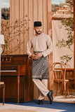 Baju Melayu Teluk Belanga Smart Fit - Ash