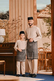 Baju Melayu Teluk Belanga Smart Fit - Ash