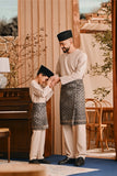 Baju Melayu Kids Teluk Belanga Smart Fit - Ash