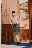 Baju Melayu Teluk Belanga Smart Fit - Oxford Tan