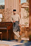 Baju Melayu Teluk Belanga Smart Fit - Oxford Tan