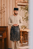 Baju Melayu Teluk Belanga Smart Fit - Oxford Tan