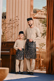 Baju Melayu Teluk Belanga Smart Fit - Oxford Tan