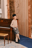 Baju Melayu Kids Teluk Belanga Smart Fit - Sand Brown