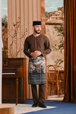 Baju Melayu Teluk Belanga Smart Fit - Rich Brown