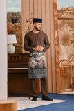 Baju Melayu Teluk Belanga Smart Fit - Rich Brown