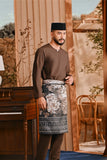 Baju Melayu Teluk Belanga Smart Fit - Rich Brown