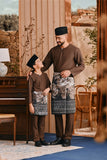 Baju Melayu Teluk Belanga Smart Fit - Milk Chocolate