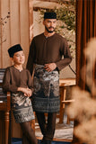 Baju Melayu Teluk Belanga Smart Fit - Rich Brown