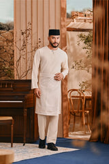 Baju Melayu Teluk Belanga Smart Fit - Cream