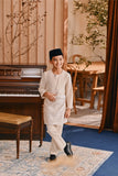 Baju Melayu Kids Teluk Belanga Smart Fit - Cream