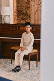 Baju Melayu Kids Teluk Belanga Smart Fit - Cream