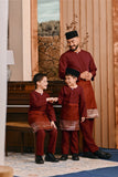 Baju Melayu Teluk Belanga Smart Fit - Maroon