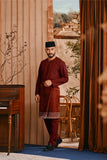 Baju Melayu Teluk Belanga Smart Fit - Maroon