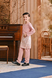 Baju Melayu Kids Teluk Belanga Smart Fit - Blush Rose