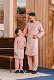 Baju Melayu Teluk Belanga Smart Fit - Blush Rose