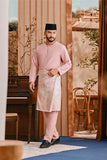 Baju Melayu Teluk Belanga Smart Fit - Blush Rose