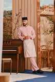 Baju Melayu Teluk Belanga Smart Fit - Blush Rose