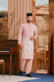 Baju Melayu Teluk Belanga Smart Fit - Blush Rose