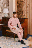 Baju Melayu Teluk Belanga Smart Fit - Blush Rose