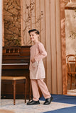 Baju Melayu Kids Teluk Belanga Smart Fit - Rose Pink