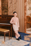 Baju Melayu Kids Teluk Belanga Smart Fit - Rose Pink