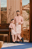 Baju Melayu Teluk Belanga Smart Fit - Rose Pink