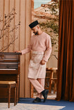 Baju Melayu Teluk Belanga Smart Fit - Rose Pink