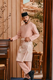 Baju Melayu Teluk Belanga Smart Fit - Rose Pink