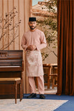 Baju Melayu Teluk Belanga Smart Fit - Rose Pink