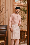 Baju Melayu Teluk Belanga Smart Fit - Rose Pink