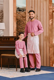 Baju Melayu Teluk Belanga Smart Fit - Smoky Rose