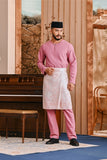 Baju Melayu Teluk Belanga Smart Fit - Smoky Rose