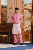 Baju Melayu Teluk Belanga Smart Fit - Smoky Rose