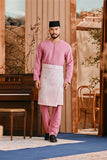 Baju Melayu Teluk Belanga Smart Fit - Smoky Rose