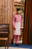 Baju Melayu Teluk Belanga Smart Fit - Smoky Rose