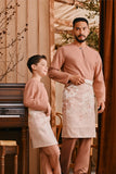 Baju Melayu Teluk Belanga Smart Fit - Mauve Pink