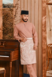 Baju Melayu Teluk Belanga Smart Fit - Mauve Pink